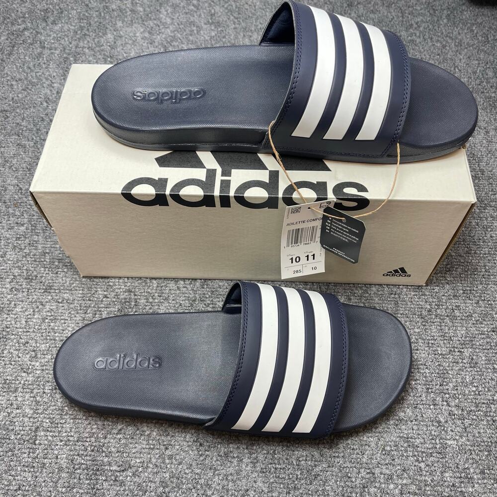 ADIDAS Adilette Comfort Slides‎ Sandals Size USA Men 10 Women 11